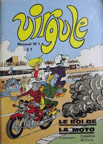 Une Couverture de la Srie Virgule Roi de la Moto